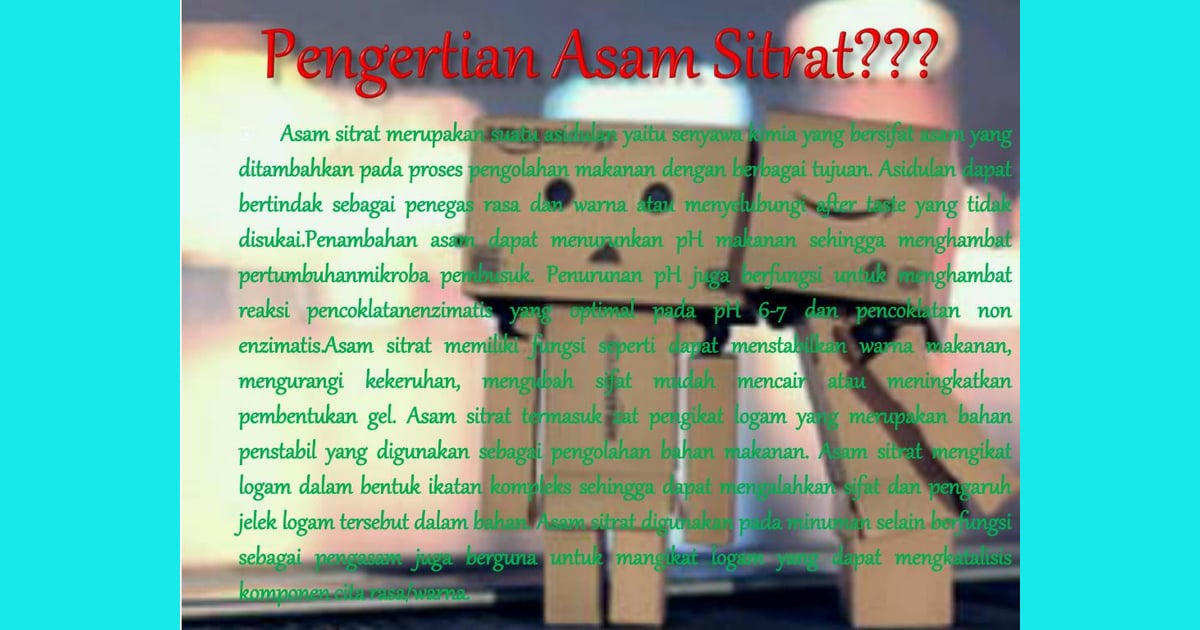 Asam Sitrat: Mengurai Tuntas Sejarah, Sifat Utama, Fungsi, dan Ragam Aplikasinya dalam Industri &amp; Kehidupan Sehari-hari - PPT - Sejarah