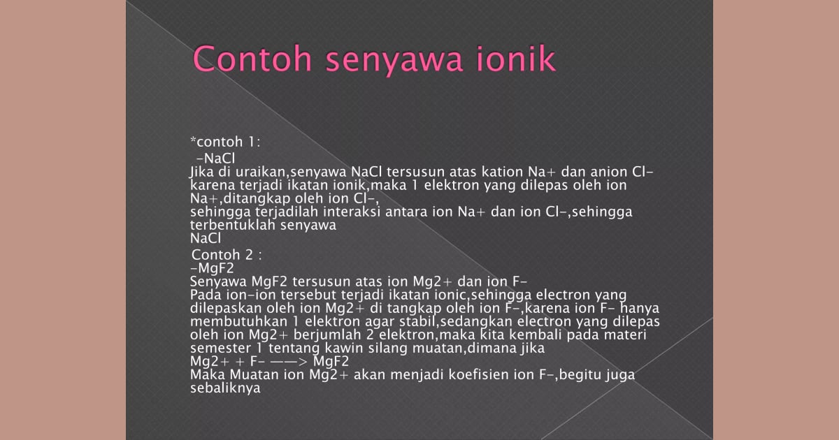 Mengungkap Rahasia Senyawa Ion: Jejak Sejarah, Karakteristik Unik, Manfaat Esensial, dan Contoh Konkret - Ikatan ion dan