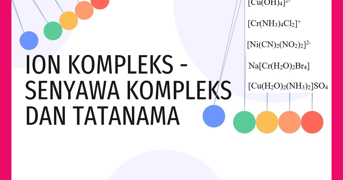 Senyawa Kompleks: Lebih dari Sekadar Kimia – Mengupas Tuntas Sejarah, Karakteristik Unik, Manfaat Krusial, dan Aplikasinya di Kehidupan Sehari-hari. - Senyawa Kompleks, Ion