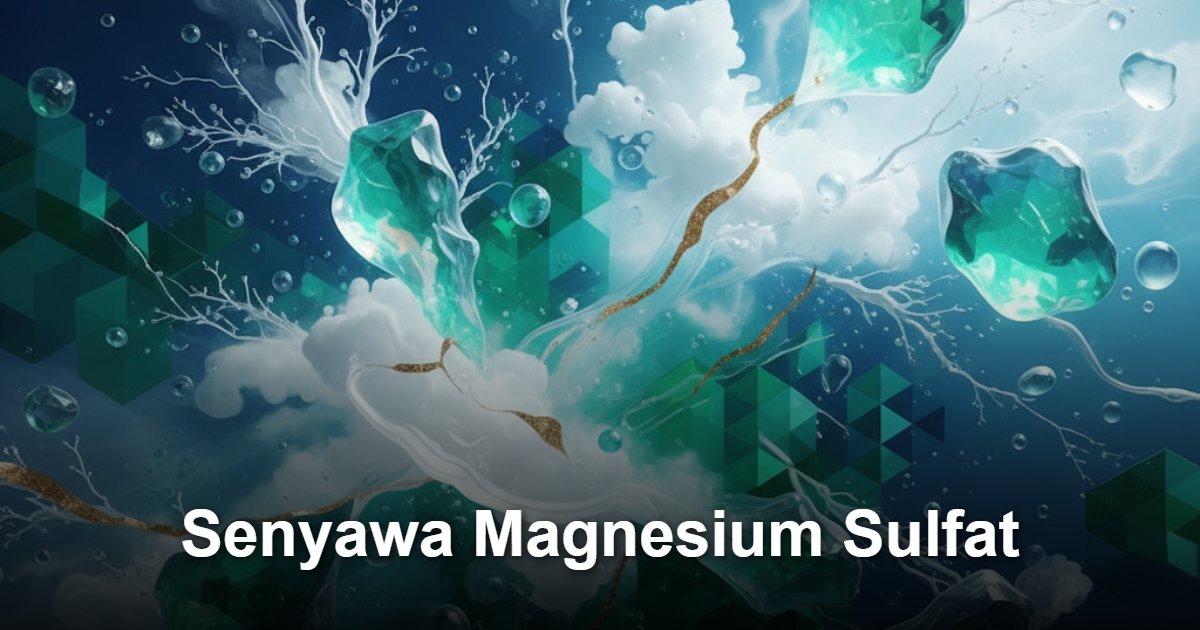 Senyawa Magnesium Sulfat: Karakteristik, Manfaat, dan Contohnya