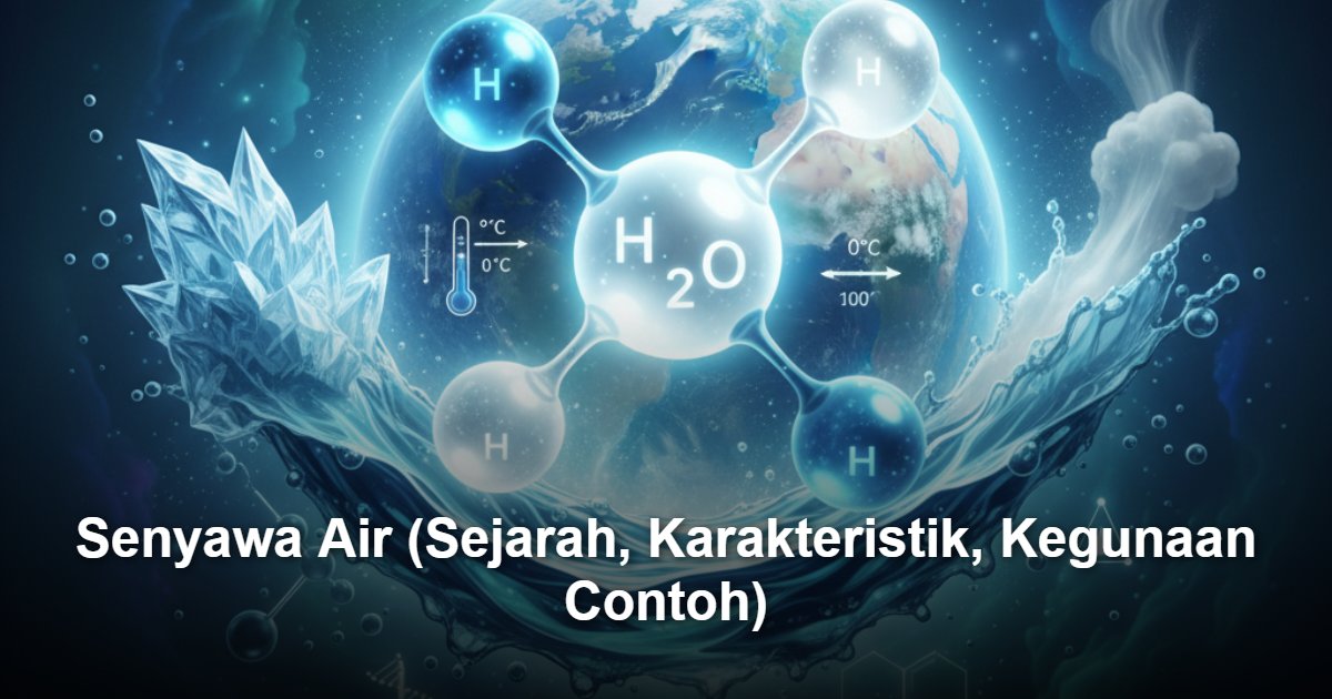 Senyawa Air (H₂O): Pengertian, Sejarah, Sifat Fisika dan Kimia, serta Manfaatnya bagi Kehidupan
