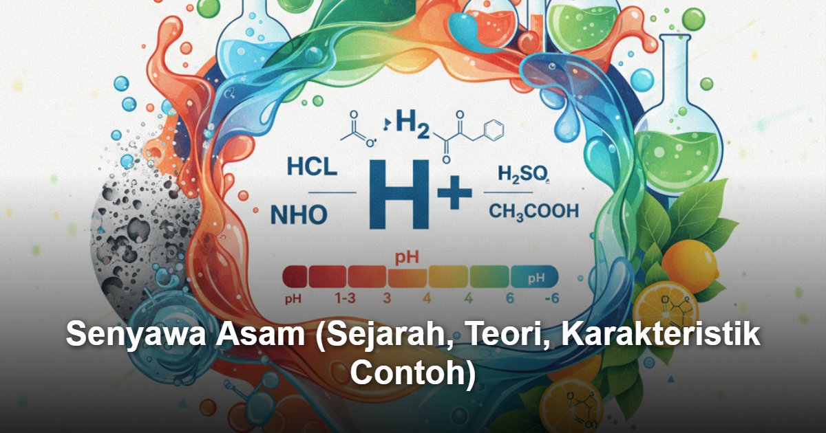 Senyawa Asam: Pengertian, Sejarah, Teori Asam-Basa, Karakteristik, dan Contohnya