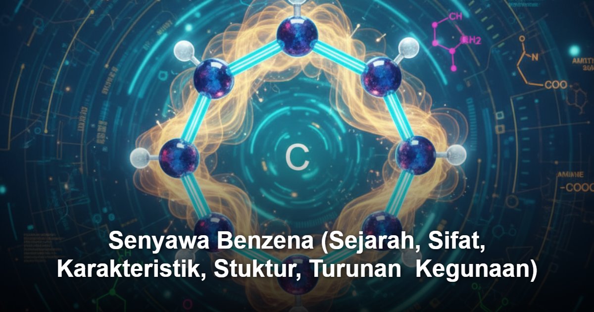 Benzena: Pengertian, Sejarah, Struktur Molekul, Sifat, Turunan, dan Aplikasinya