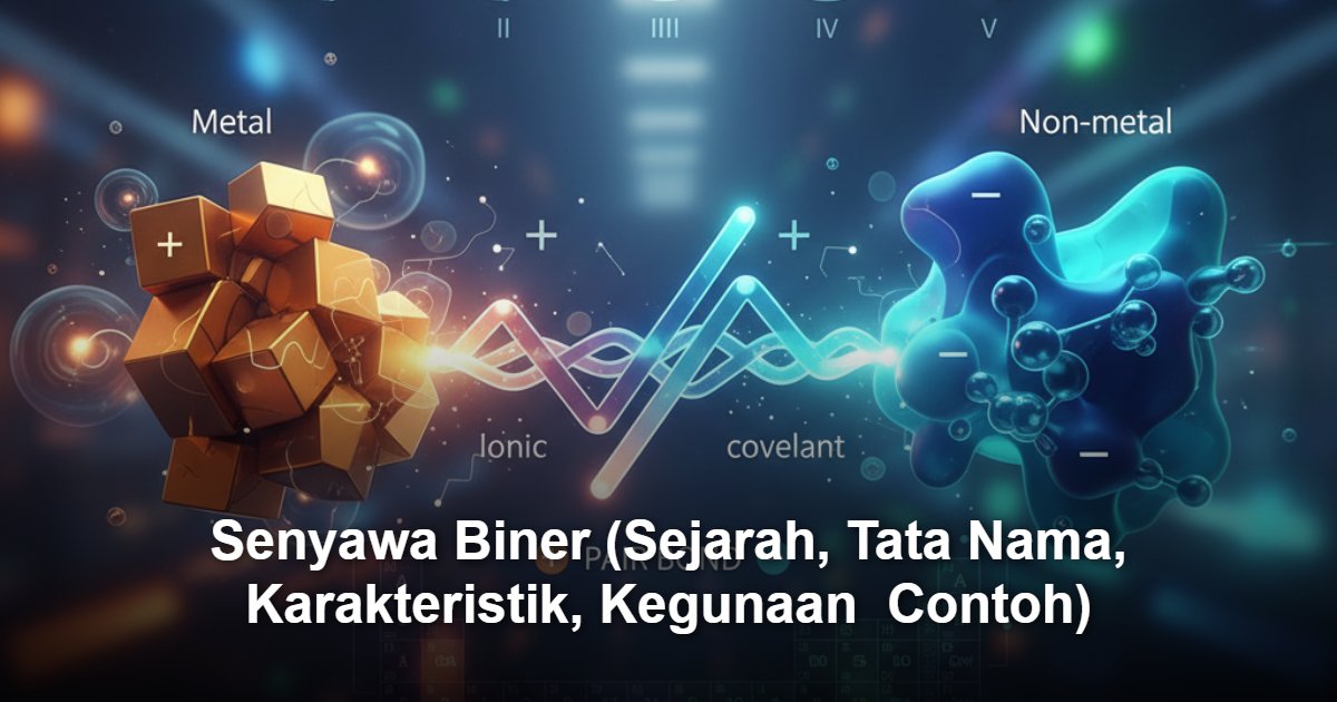 Senyawa Biner: Pengertian, Aturan Tata Nama, Karakteristik, dan Contoh Penerapannya