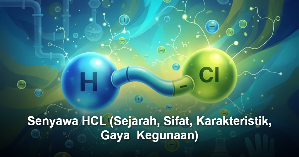 Senyawa Asam Klorida (HCl): Pengertian, Sejarah, Sifat, Karakteristik, dan Pemanfaatannya