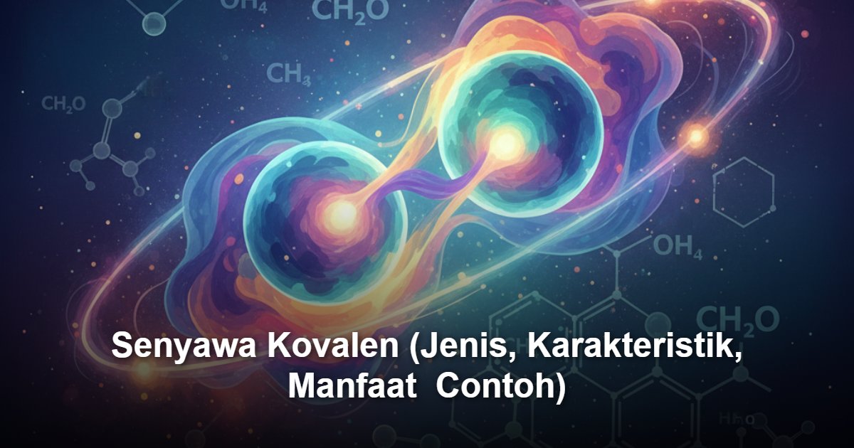 Senyawa Kovalen: Pengertian, Jenis-Jenis, Karakteristik, Manfaat, dan Contoh Penerapannya