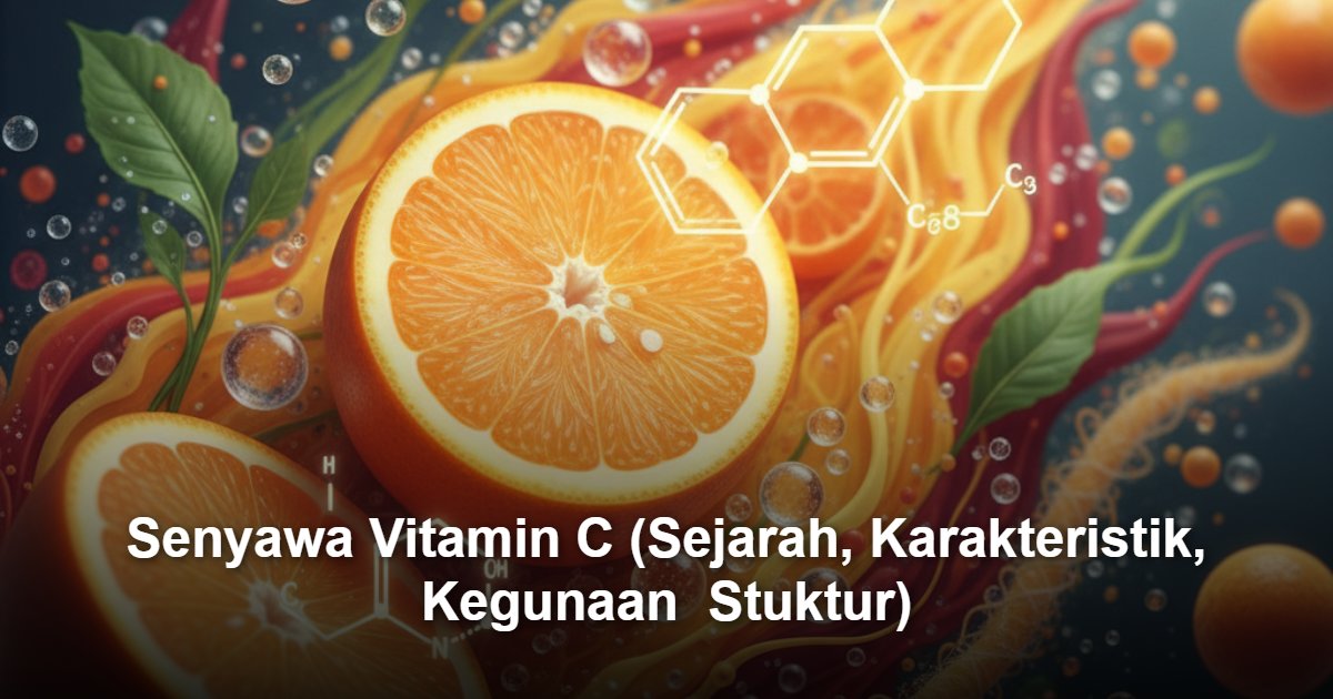 Senyawa Vitamin C: Pengertian, Sejarah, Sifat Kimia, Manfaat Kesehatan, dan Struktur Molekul